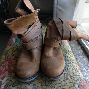 Brown Leather Steve Madden Boots